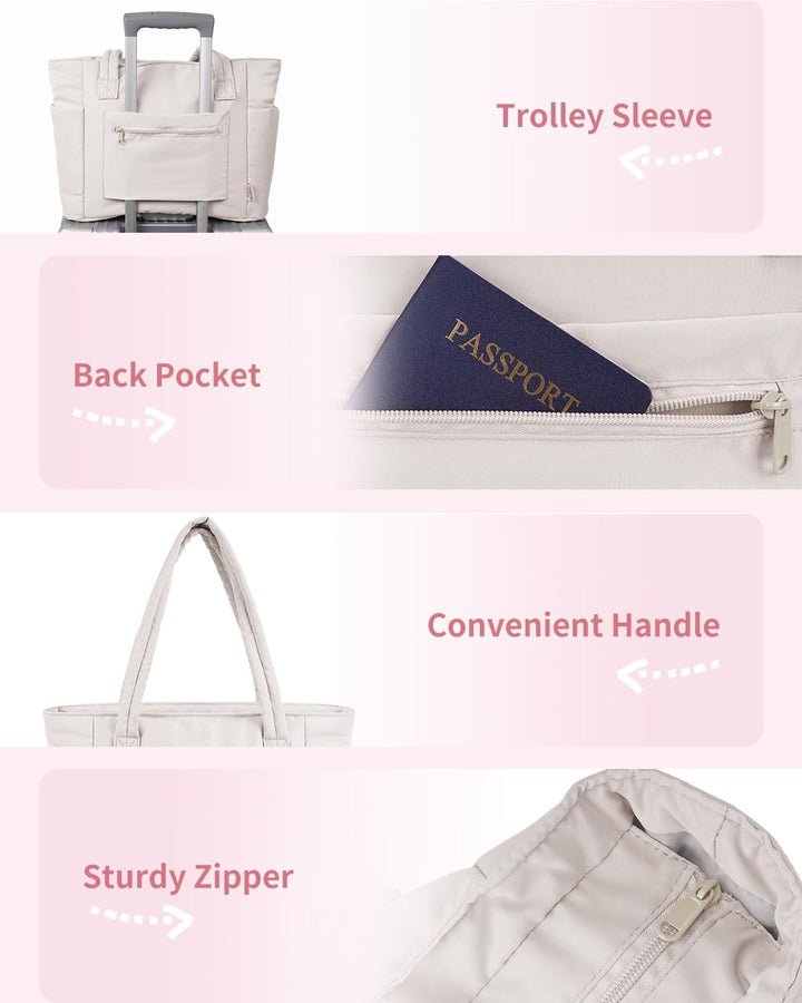 Timeless Quilted Tote Bag 7