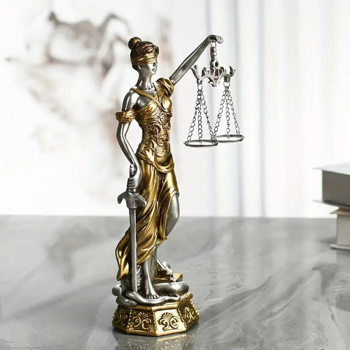 Timeless Resin Justice Sculpture 1