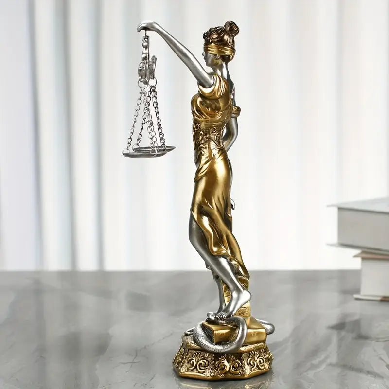 Timeless Resin Justice Sculpture 2
