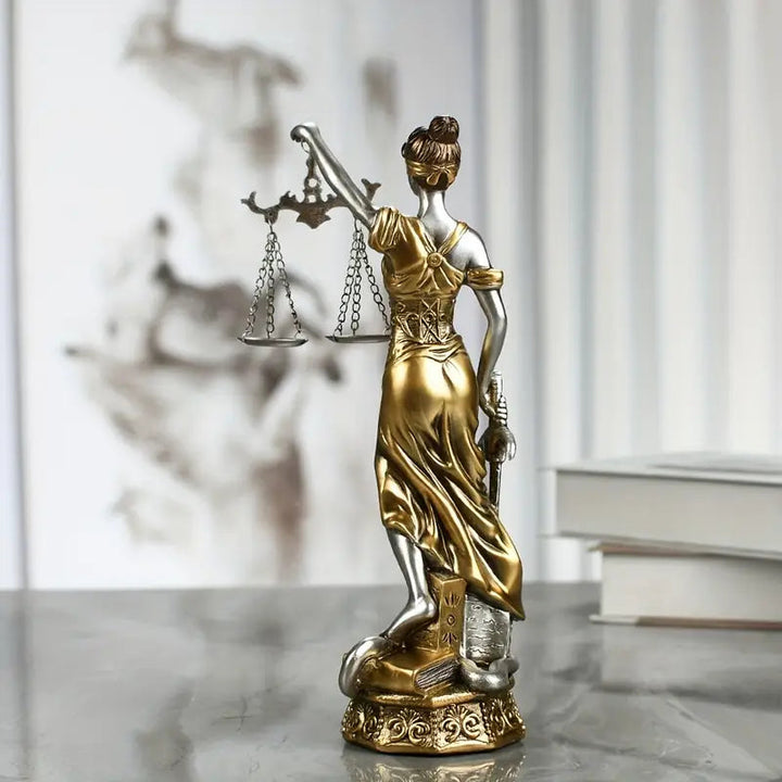 Timeless Resin Justice Sculpture 3
