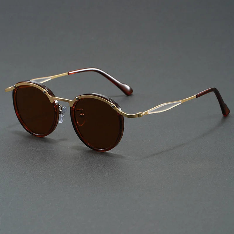 Timeless Round Sunglasses with Anti-Glare Lenses 0