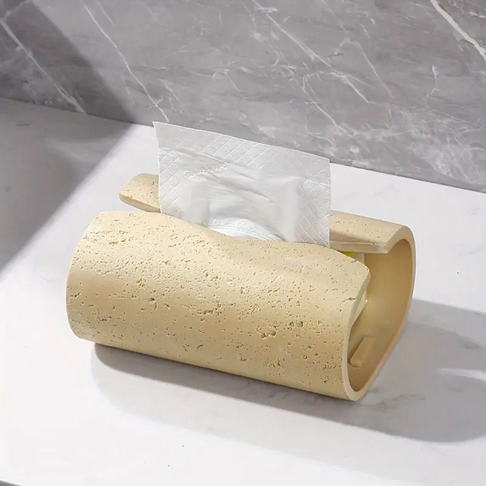 Timeless Sandstone Tissue Box Cover 1