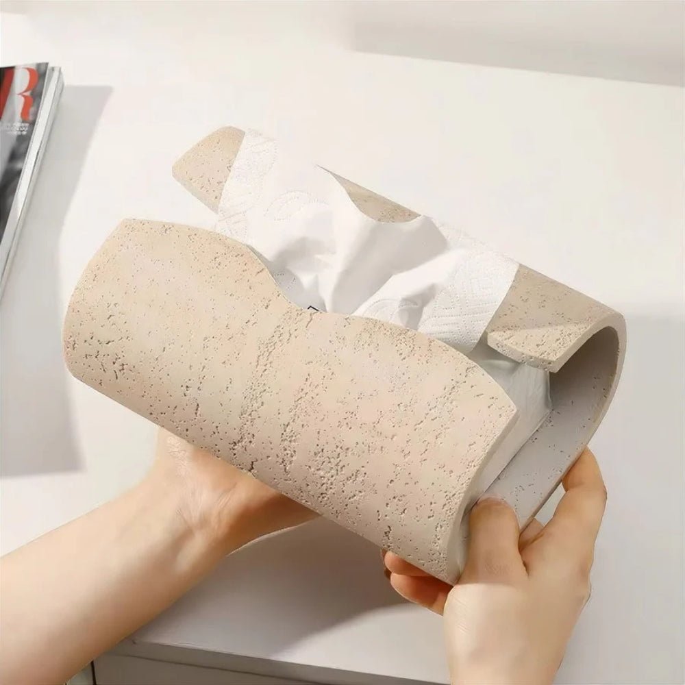 Timeless Sandstone Tissue Box Cover 4