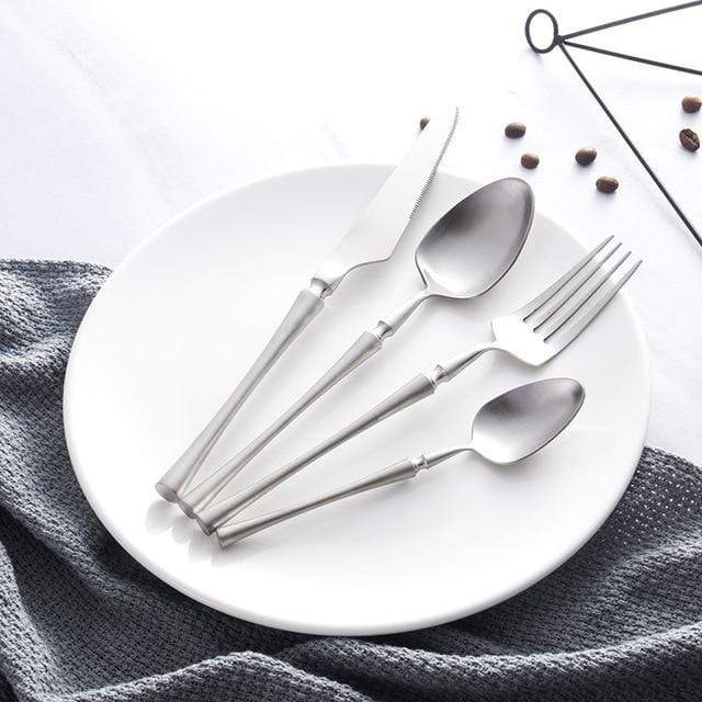 Timeless Satin Stainless Steel Cutlery Set 10
