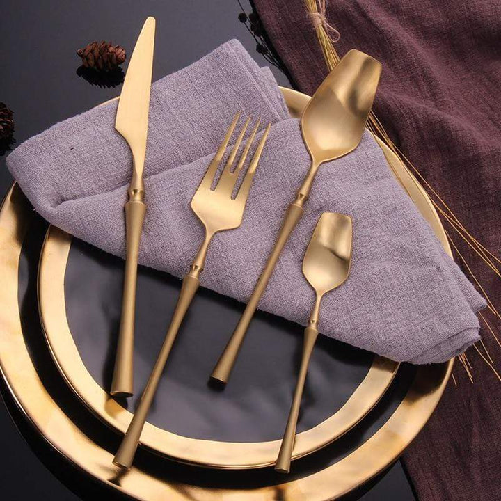 Timeless Satin Stainless Steel Cutlery Set 6