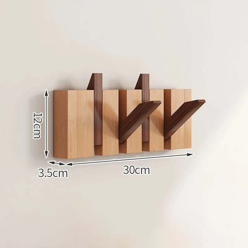 Timeless Scandinavian Wooden Coat Hooks for Wall 0