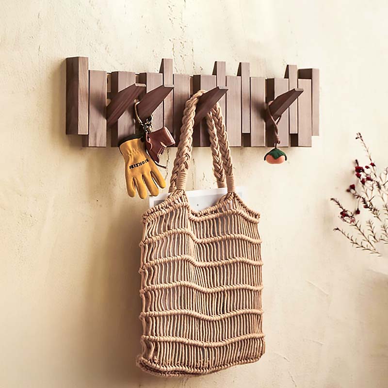 Timeless Scandinavian Wooden Coat Hooks for Wall 1