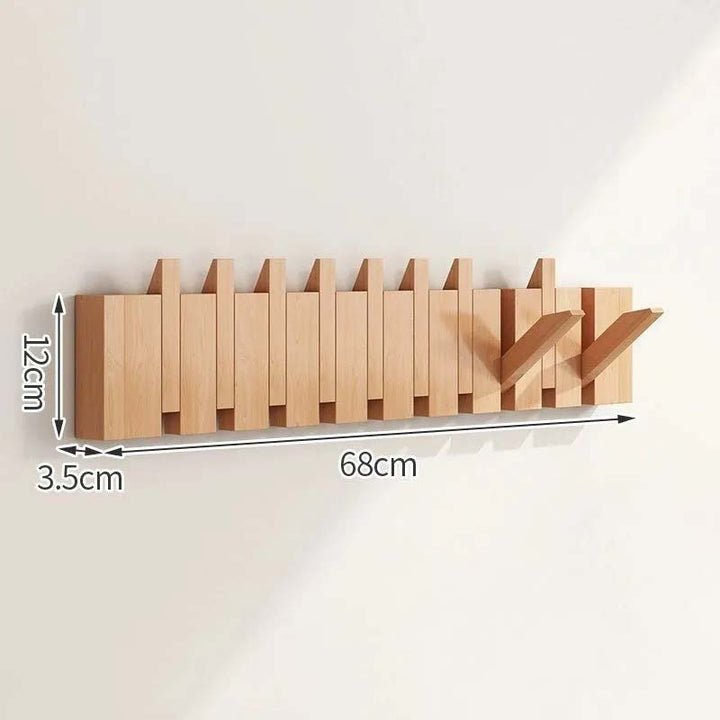 Timeless Scandinavian Wooden Coat Hooks for Wall 10