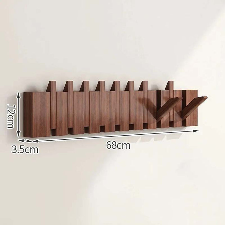 Timeless Scandinavian Wooden Coat Hooks for Wall 12