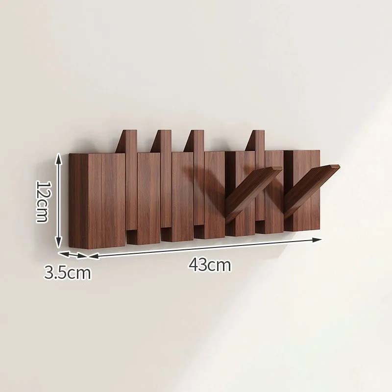 Timeless Scandinavian Wooden Coat Hooks for Wall 13