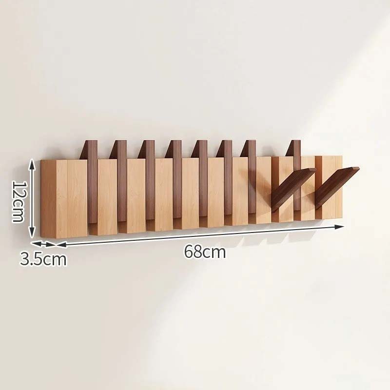 Timeless Scandinavian Wooden Coat Hooks for Wall 14