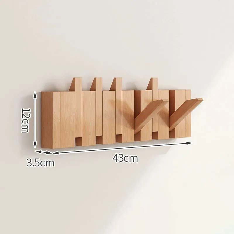 Timeless Scandinavian Wooden Coat Hooks for Wall 15