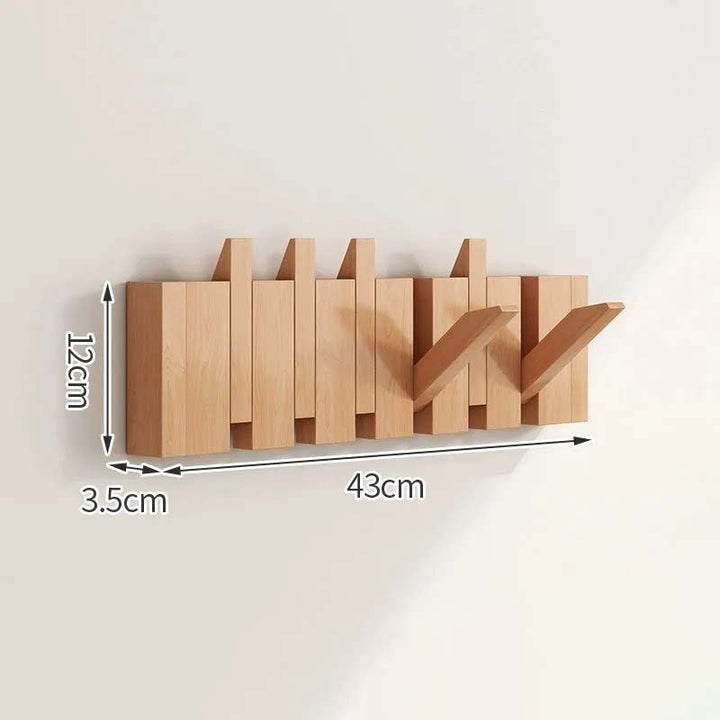 Timeless Scandinavian Wooden Coat Hooks for Wall 15