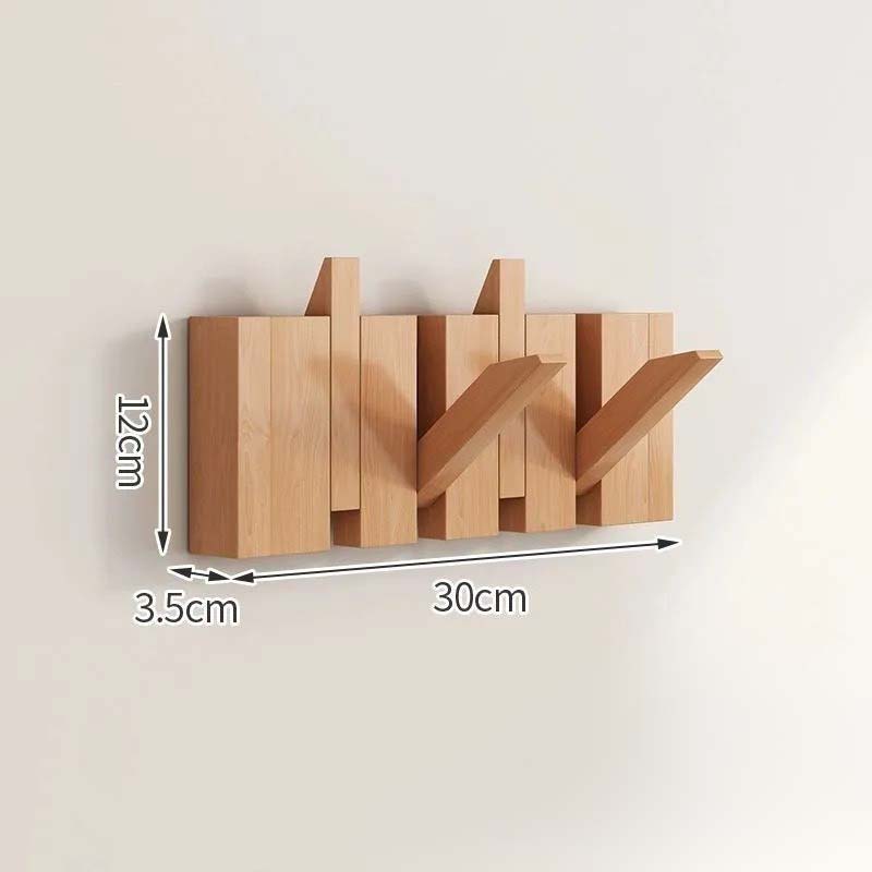 Timeless Scandinavian Wooden Coat Hooks for Wall 16