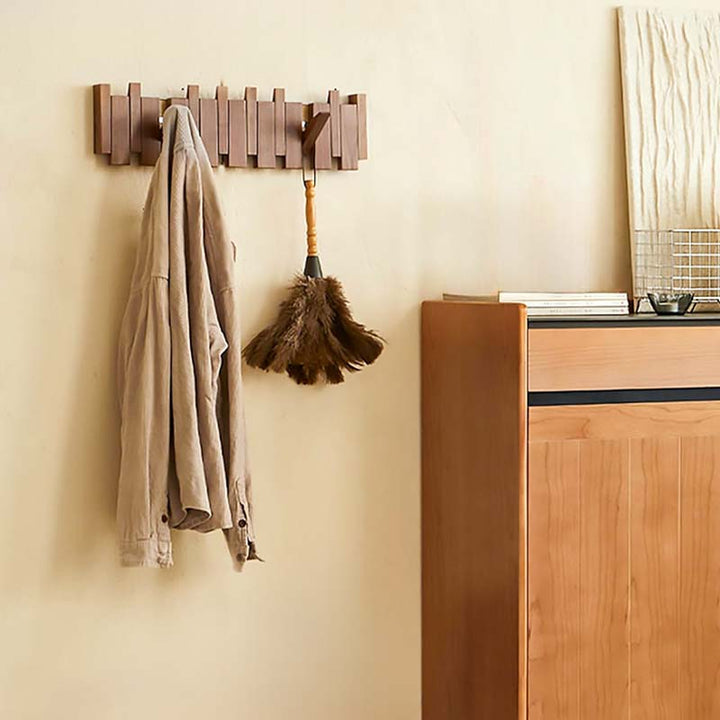 Timeless Scandinavian Wooden Coat Hooks for Wall 2