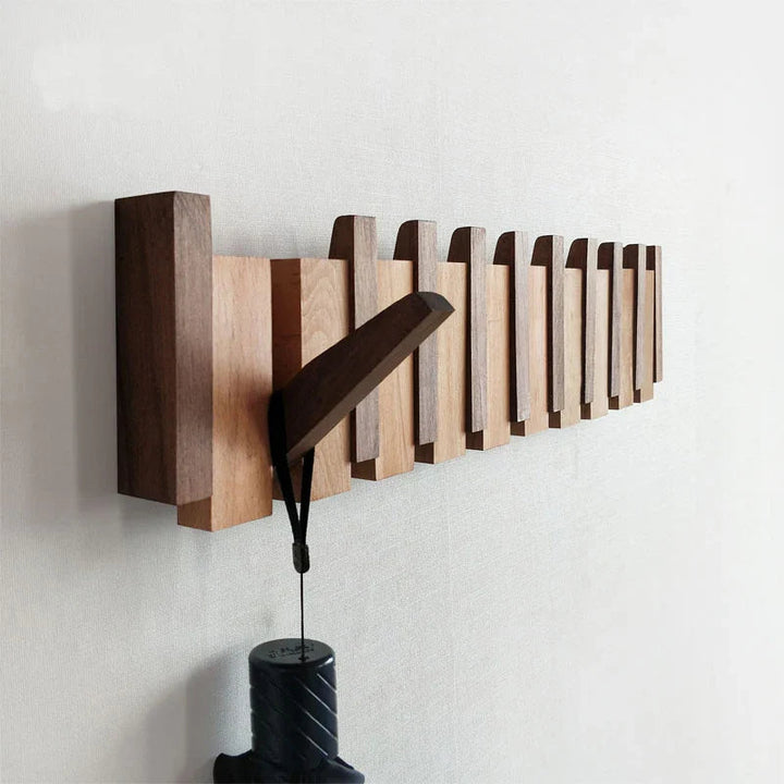 Timeless Scandinavian Wooden Coat Hooks for Wall 4