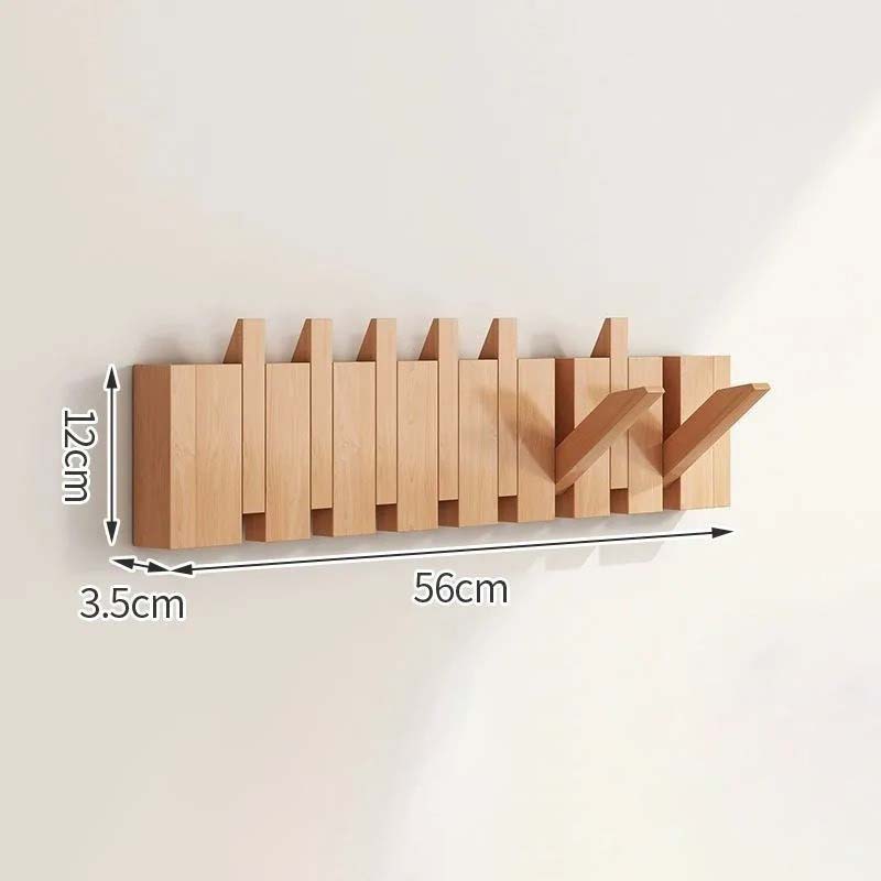 Timeless Scandinavian Wooden Coat Hooks for Wall 9