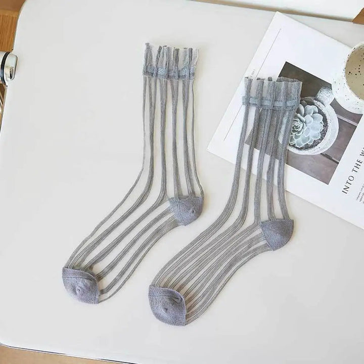 Timeless Sheer Mesh Socks 12