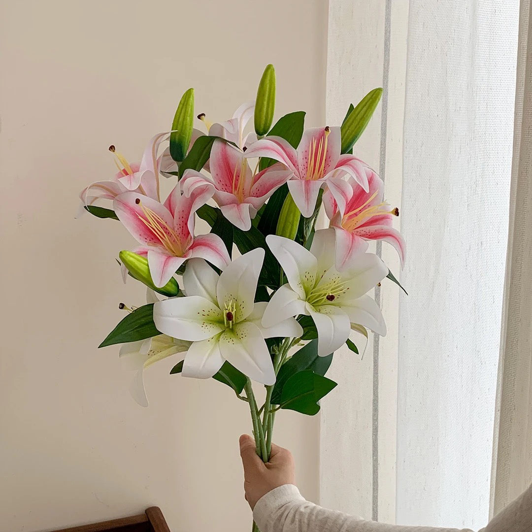 Timeless Silk Lily Stem 6