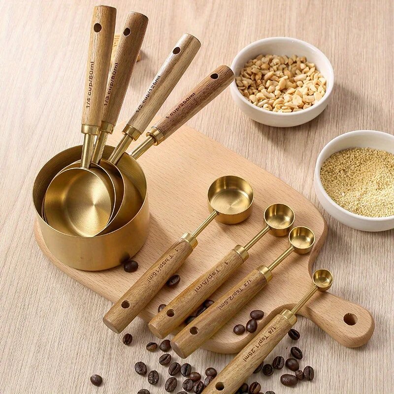 Timeless Stainless Steel Measuring Cups & Spoons 1
