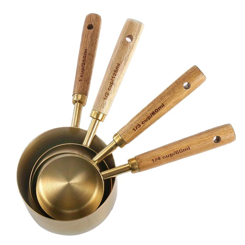 Timeless Stainless Steel Measuring Cups & Spoons 2