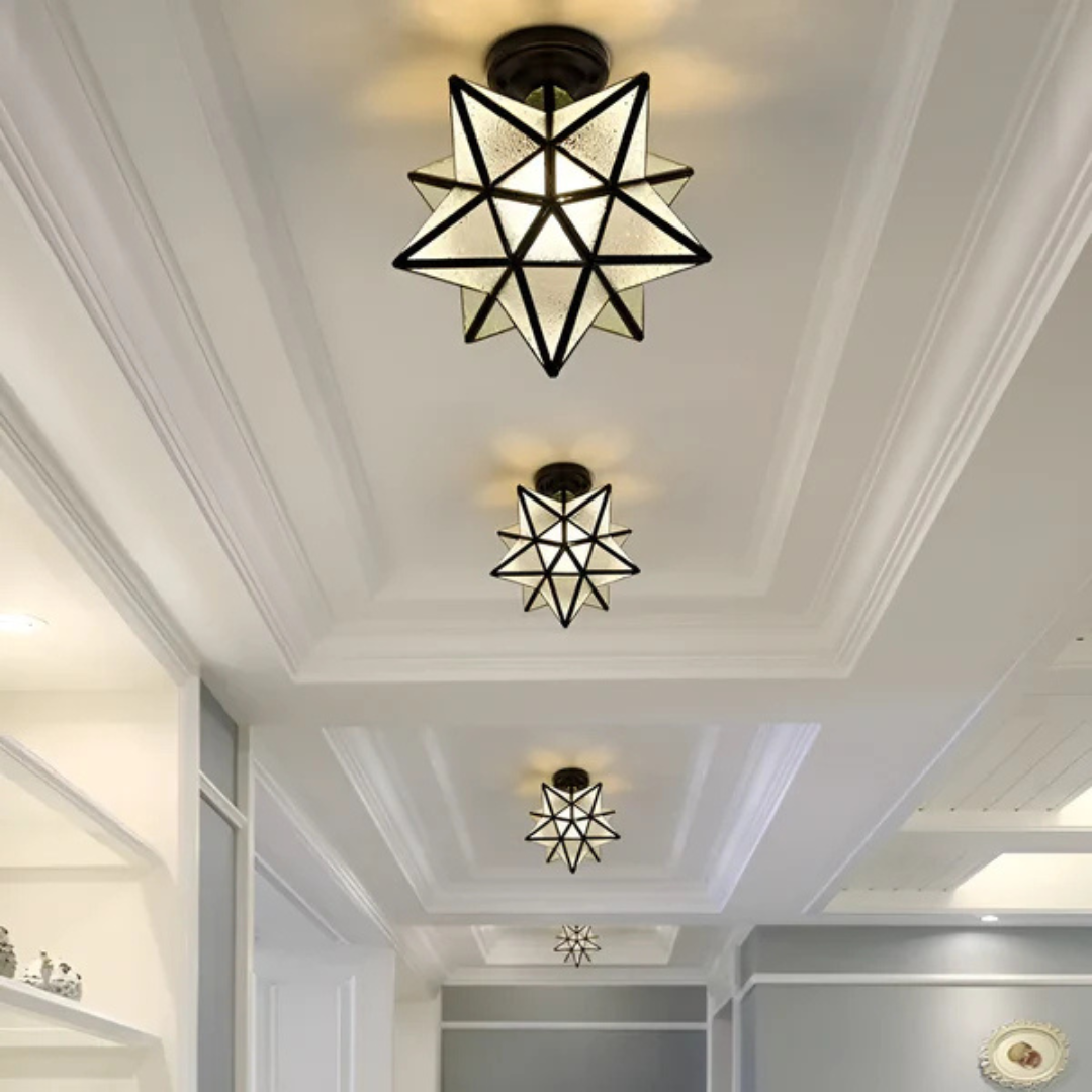 Timeless Star-Shaped Ceiling Light 0
