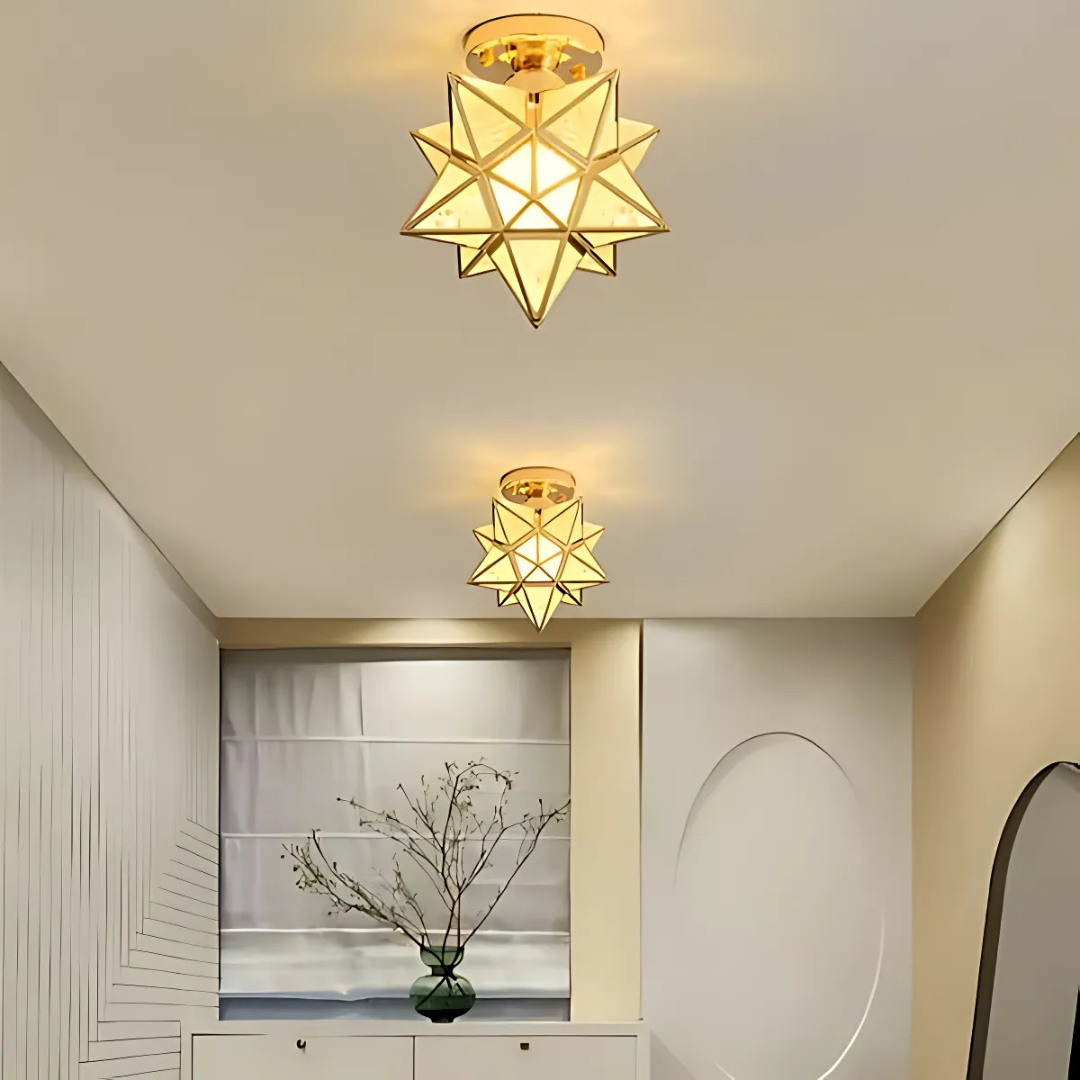 Timeless Star-Shaped Ceiling Light 1