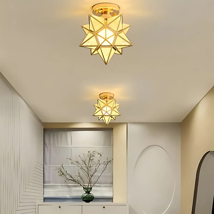 Timeless Star-Shaped Ceiling Light 1