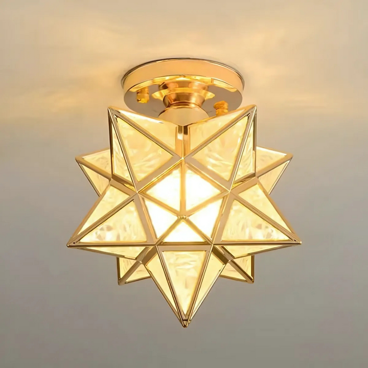 Timeless Star-Shaped Ceiling Light 2