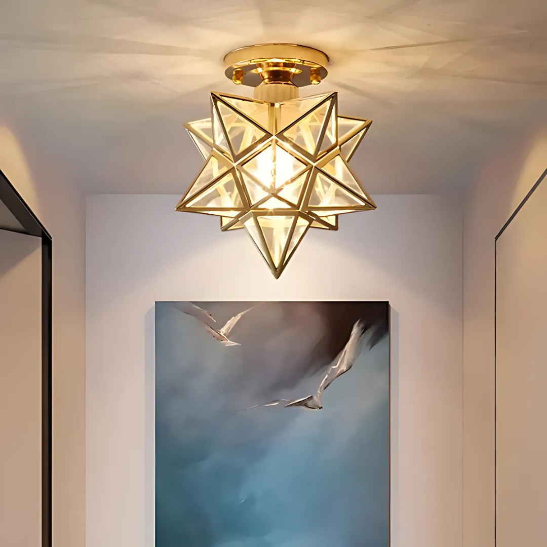 Timeless Star-Shaped Ceiling Light 3