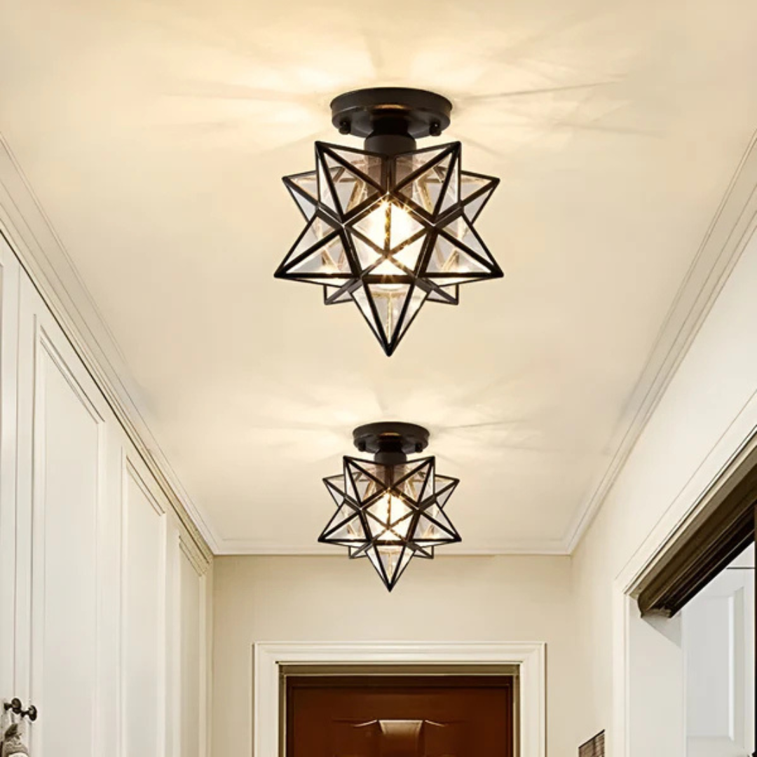 Timeless Star-Shaped Ceiling Light 4