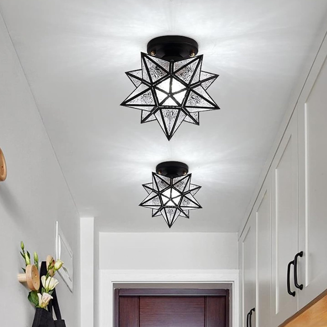 Timeless Star-Shaped Ceiling Light 5