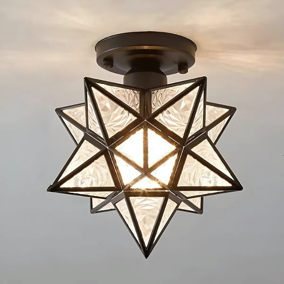 Timeless Star-Shaped Ceiling Light 6