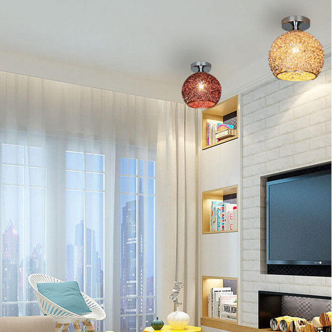 Timeless Textured Flush Mount Ceiling Light 4