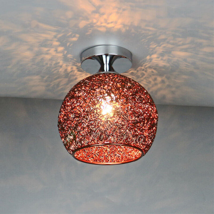 Timeless Textured Flush Mount Ceiling Light 9