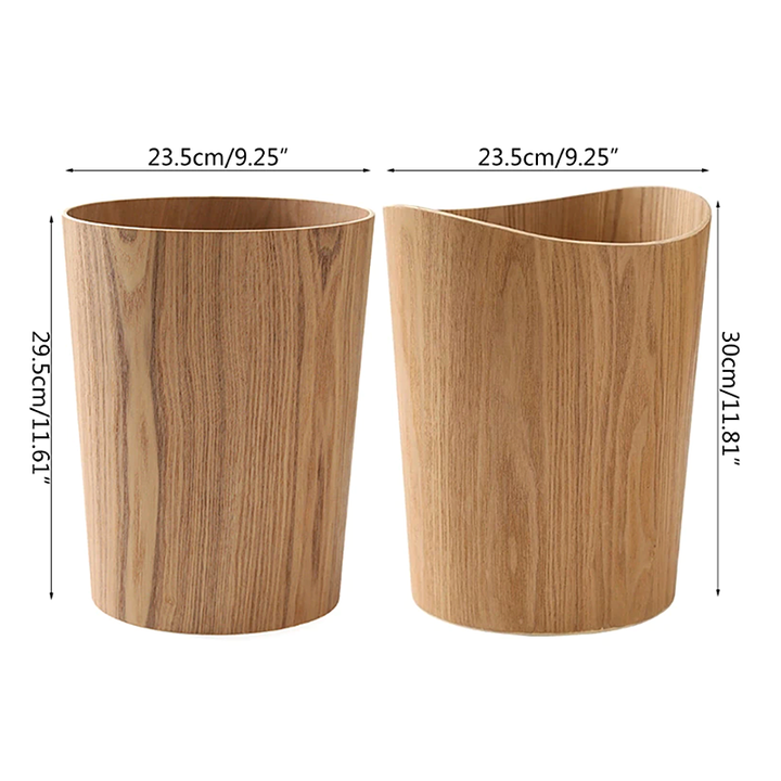 Timeless Veneer Waste Bin 4