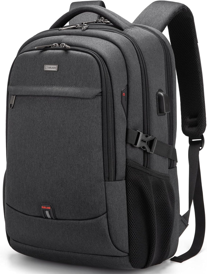 Water-Resistant Travel Laptop Backpack front view