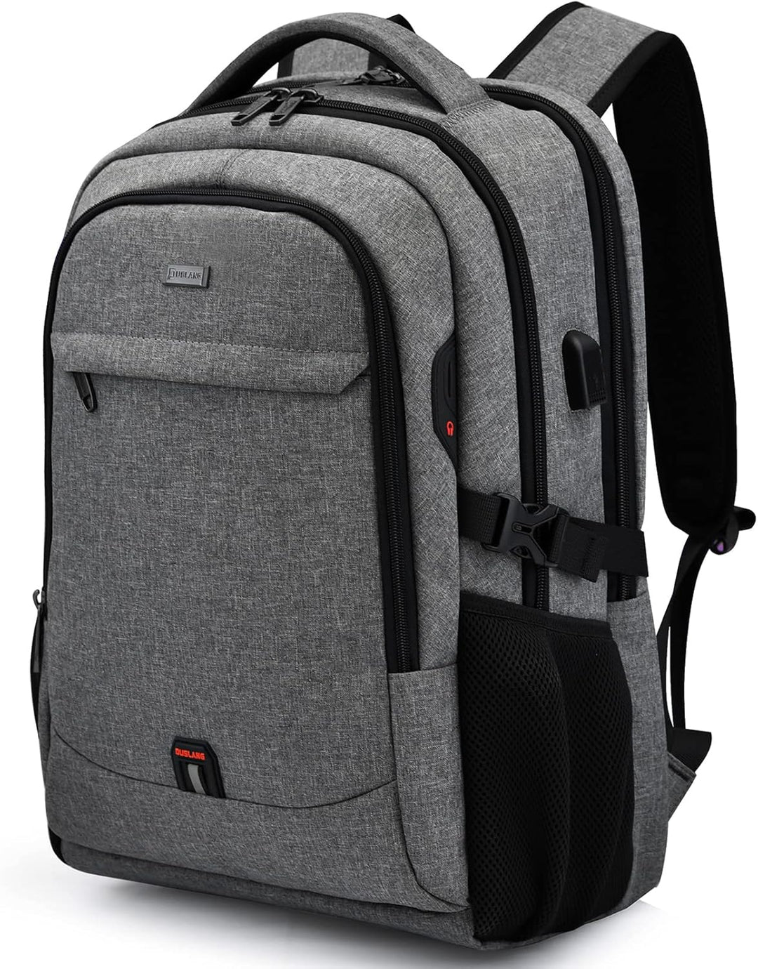 Water-Resistant Travel Laptop Backpack USB port detail