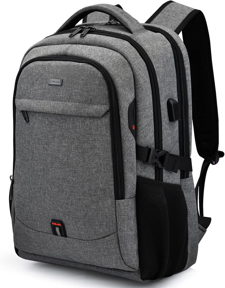 Water-Resistant Travel Laptop Backpack USB port detail