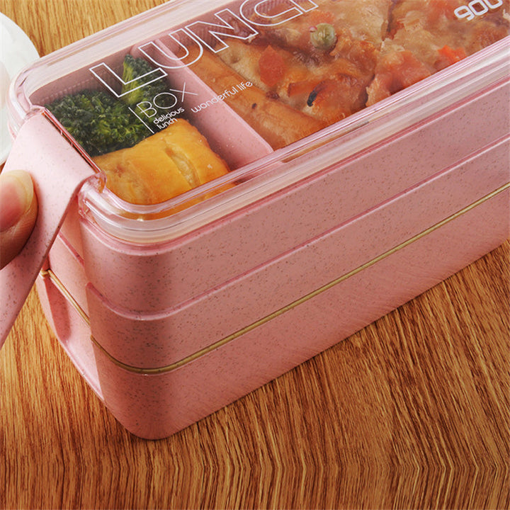 Timeless Wheat Fiber Bento Box 8
