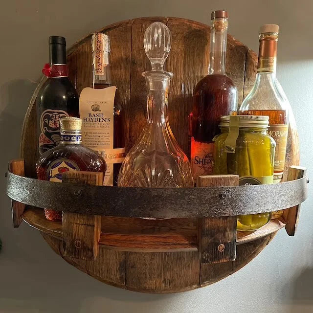 Timeless Wooden Drinks Display 0