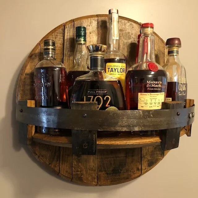 Timeless Wooden Drinks Display 1