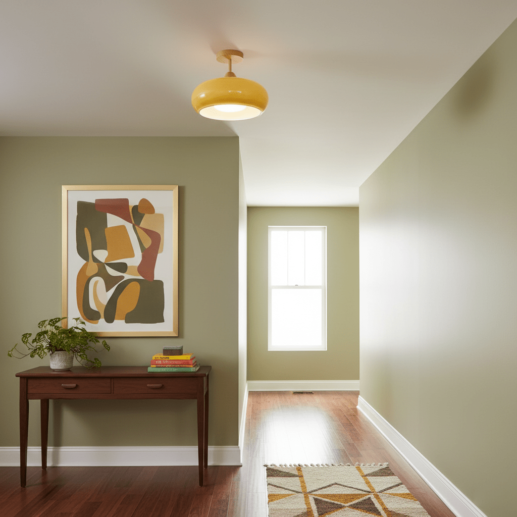 Timeless Wooden Flush Mount Ceiling Light 5