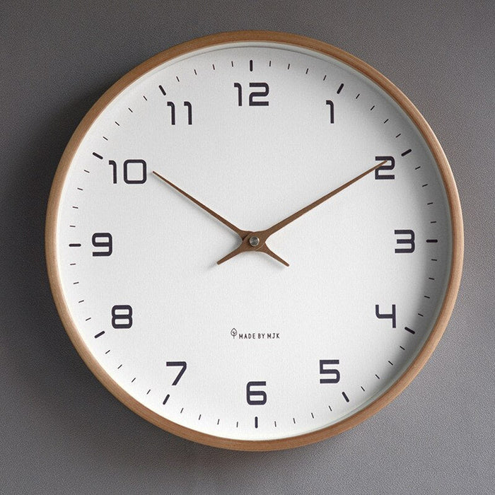 Timeless Wooden Wall Clock Decor 0