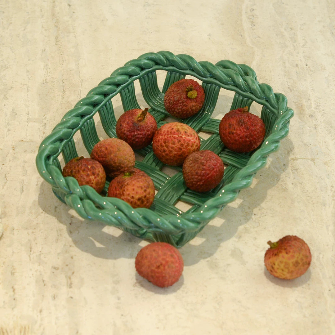 Timeless Woven Ceramic Tray 2
