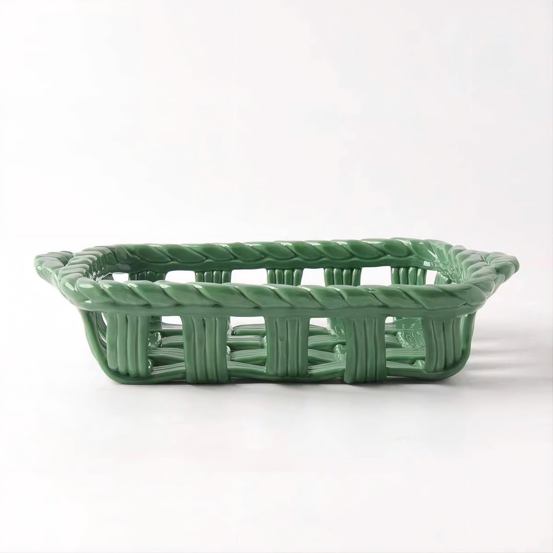 Timeless Woven Ceramic Tray 3