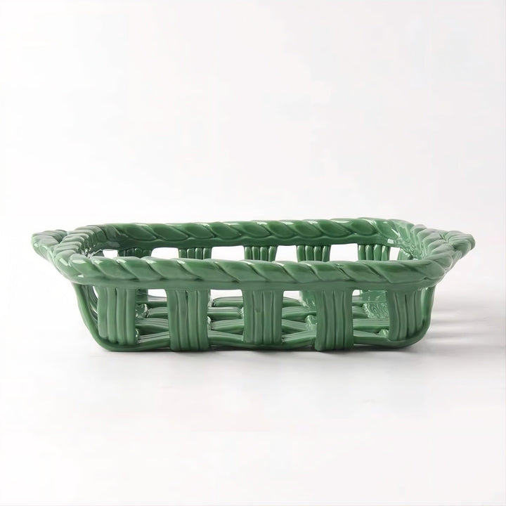 Timeless Woven Ceramic Tray 3