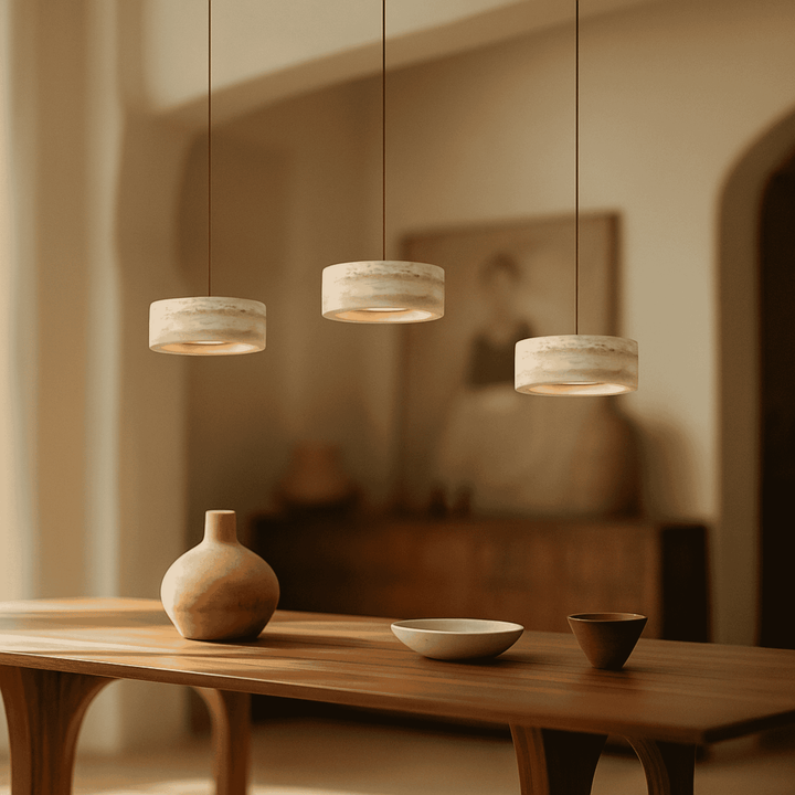 Travertine LED Pendant Light 0