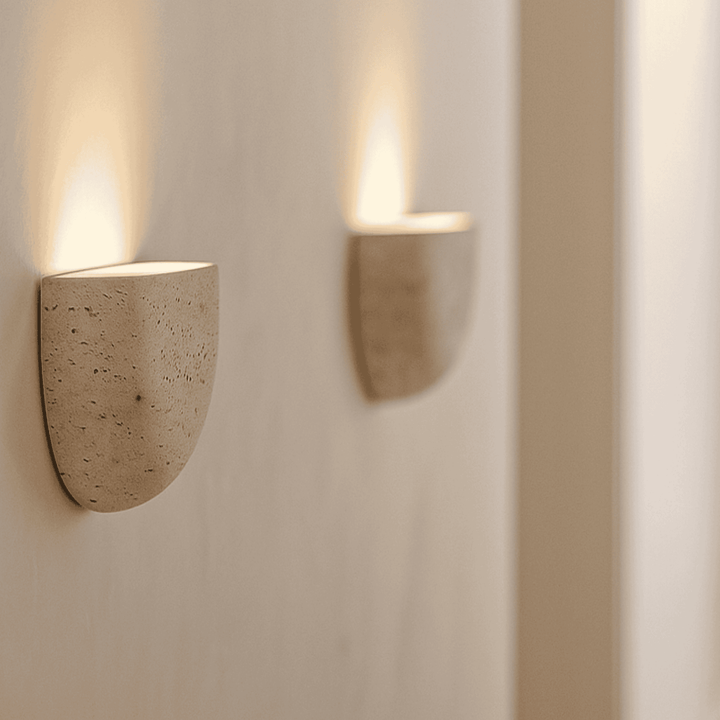 Travertine Wall Lamp 1