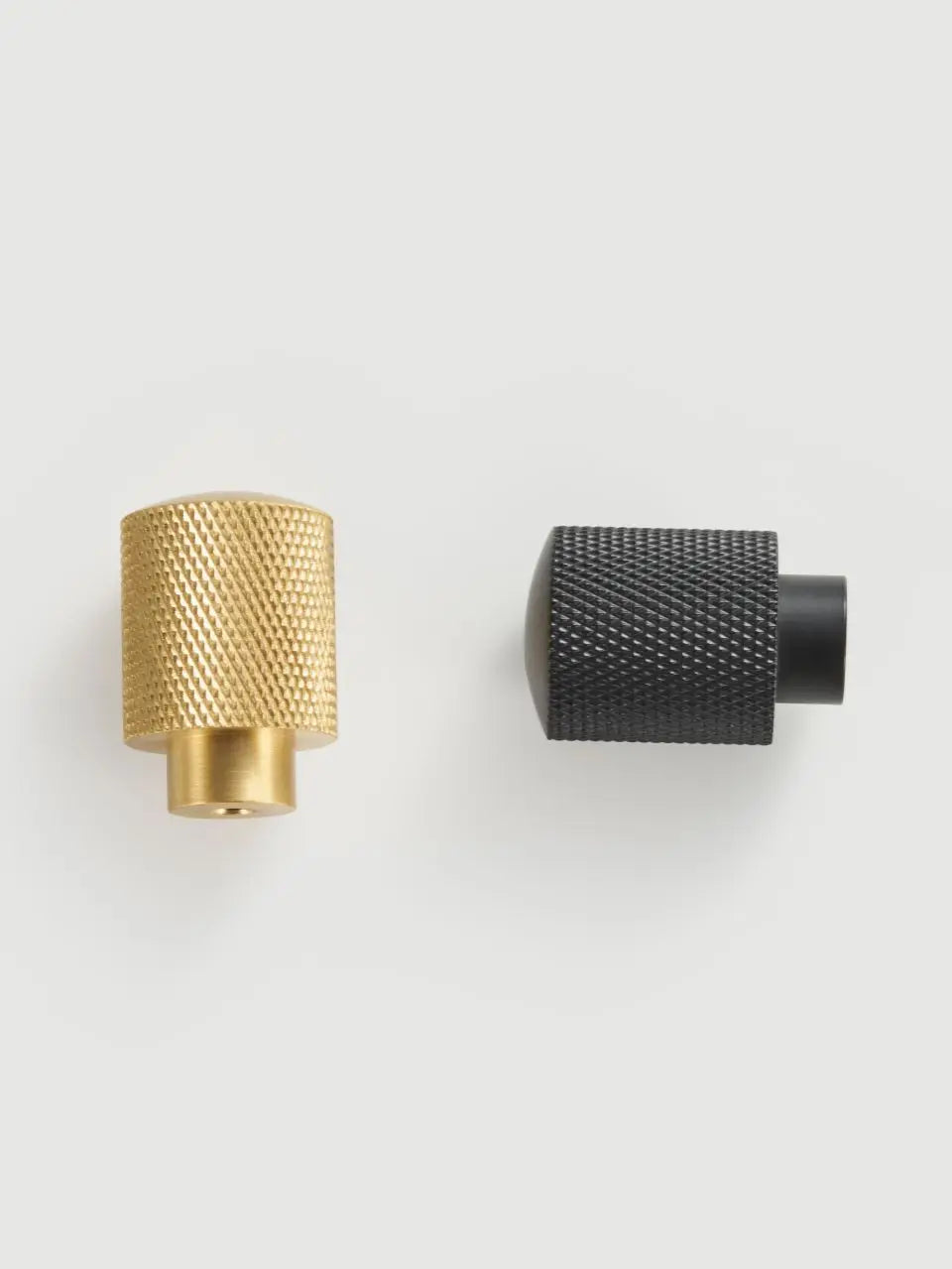Cross-Knurled Long Brass Cabinet Pull
